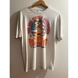 Vintage 1995 Houston Rockets NBA World Champions T Shirt XL Back to Back Starter